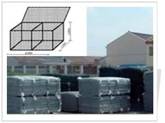 Collapsable gabion cage mesh panels