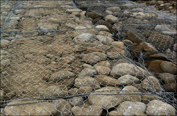 Galfan coated gabion box mattress for erosion control works